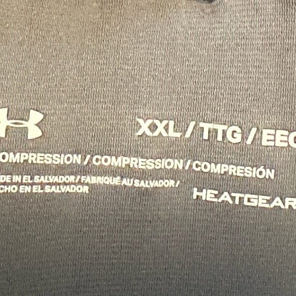Like new under armour compression men tights XXL leggings black gray heat gear - Picture 12 of 13